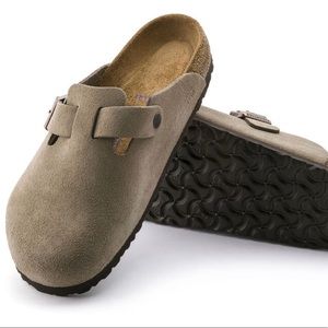 Birkenstock Boston Suede Clogs 38 narrow